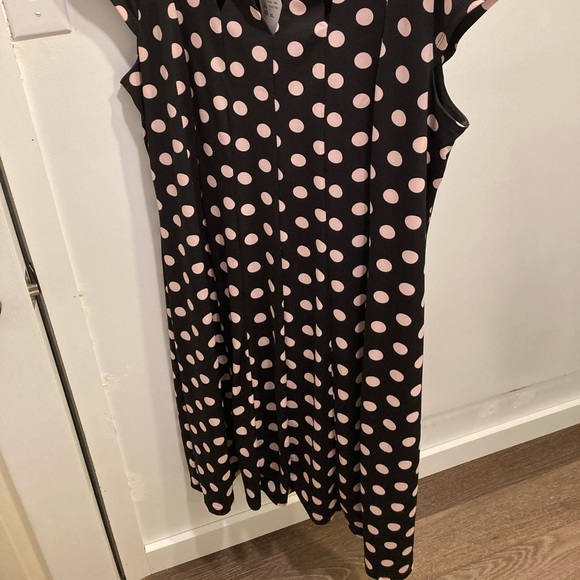 NWT Cap- sleeve pink polka dot dress - Picture 4 of 6